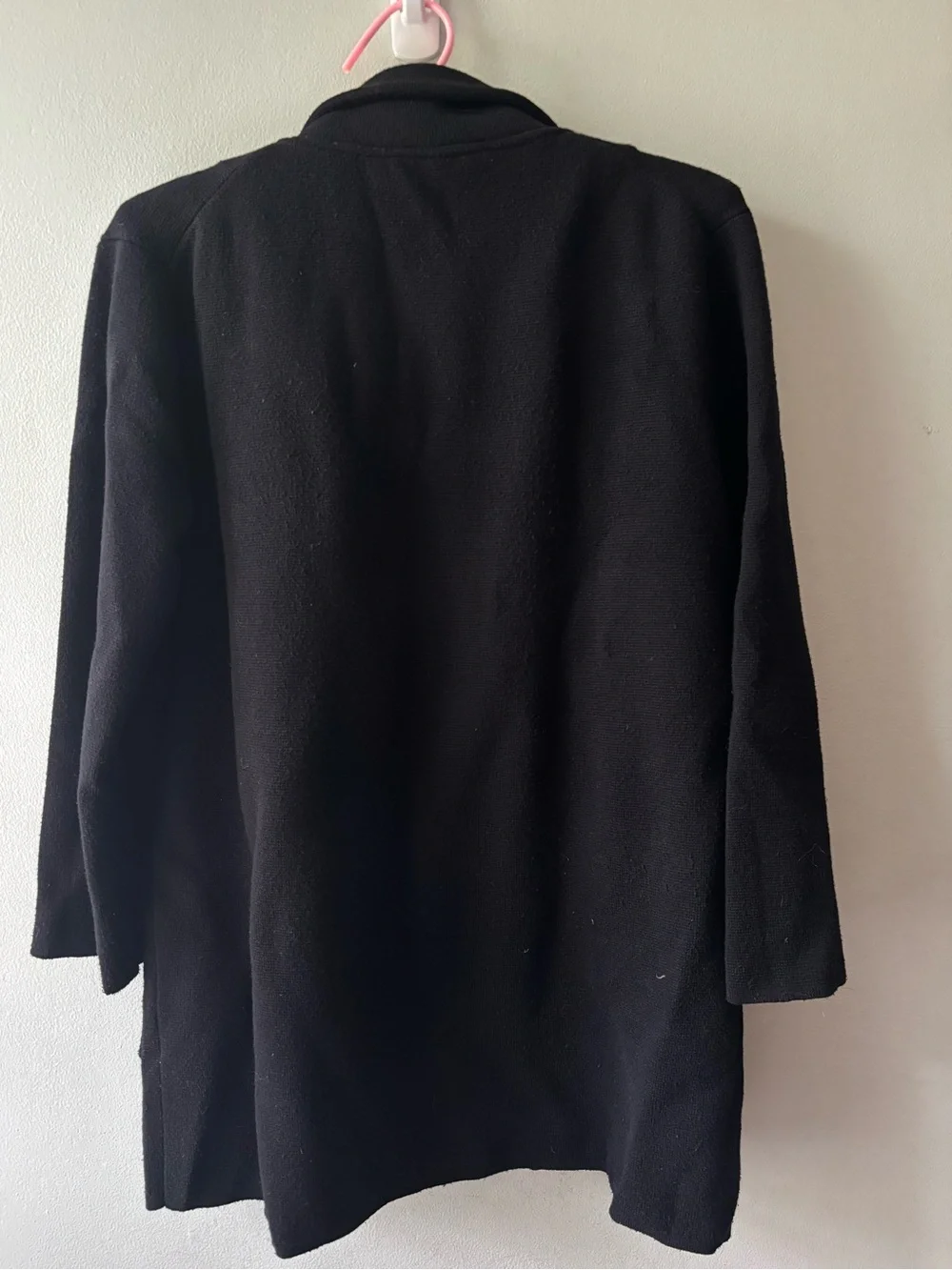 J. Crew Sophie Cardigan Blazer Black Merino Wool  XS Minimalist